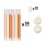 Assorted Glow 8" Bracelets Retail Counter Display